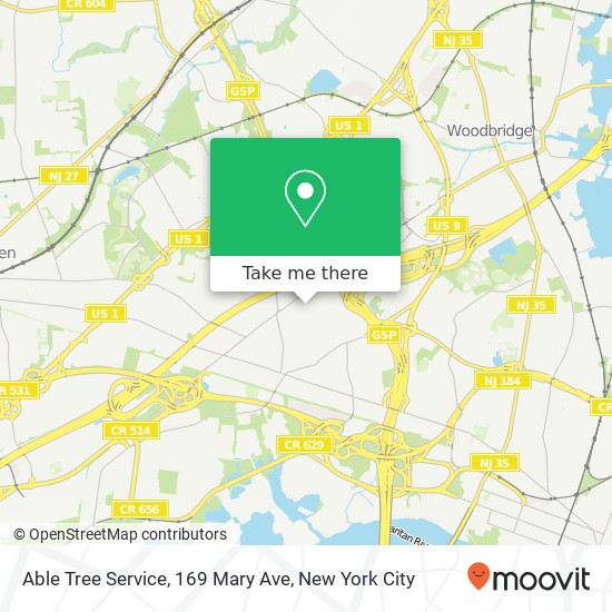 Able Tree Service, 169 Mary Ave map