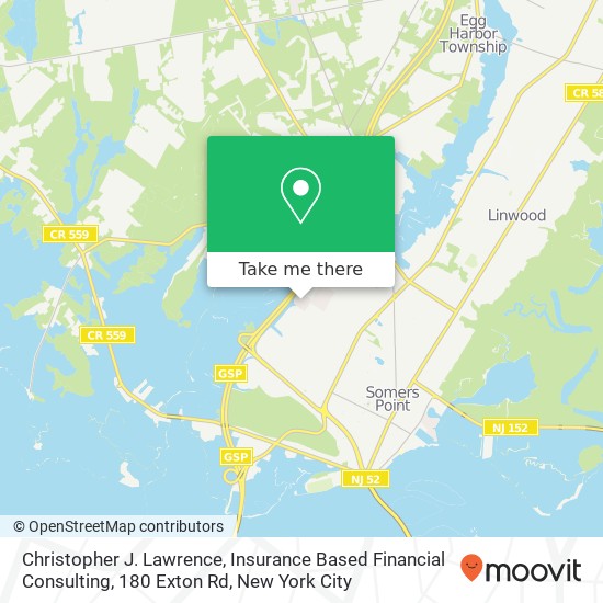 Christopher J. Lawrence, Insurance Based Financial Consulting, 180 Exton Rd map