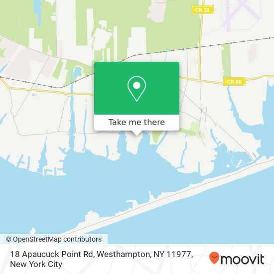 18 Apaucuck Point Rd, Westhampton, NY 11977 map