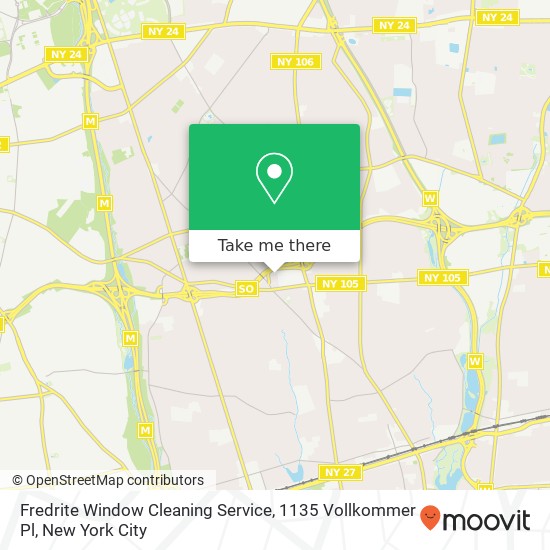 Fredrite Window Cleaning Service, 1135 Vollkommer Pl map