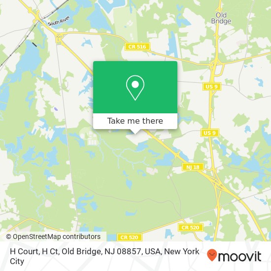 H Court, H Ct, Old Bridge, NJ 08857, USA map