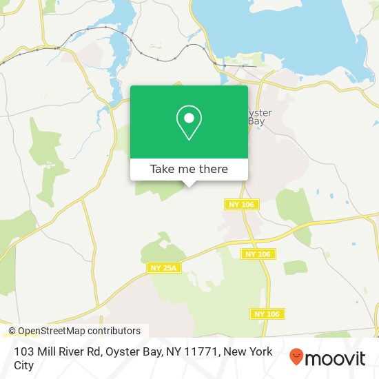 103 Mill River Rd, Oyster Bay, NY 11771 map