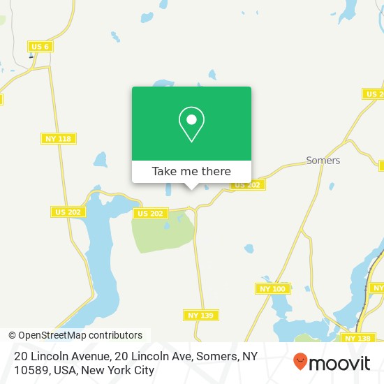 20 Lincoln Avenue, 20 Lincoln Ave, Somers, NY 10589, USA map