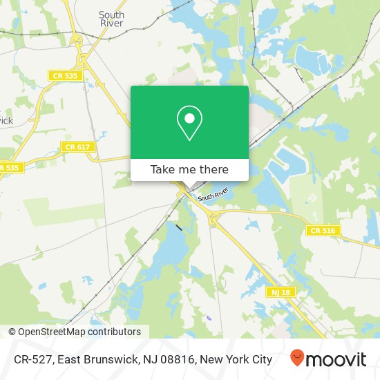 CR-527, East Brunswick, NJ 08816 map