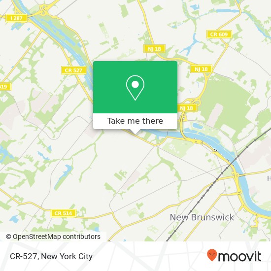 Mapa de CR-527, Somerset, NJ 08873