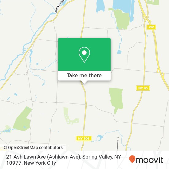 21 Ash Lawn Ave (Ashlawn Ave), Spring Valley, NY 10977 map