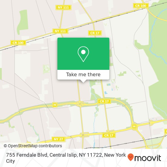 755 Ferndale Blvd, Central Islip, NY 11722 map