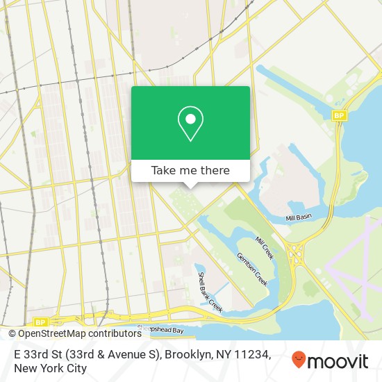 E 33rd St (33rd & Avenue S), Brooklyn, NY 11234 map