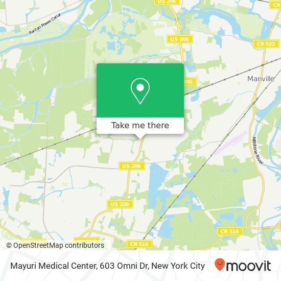 Mayuri Medical Center, 603 Omni Dr map