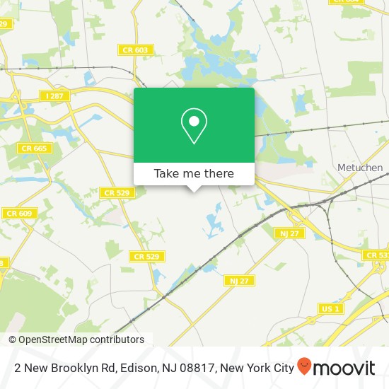 2 New Brooklyn Rd, Edison, NJ 08817 map