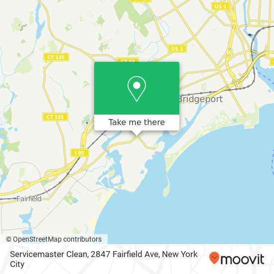 Mapa de Servicemaster Clean, 2847 Fairfield Ave