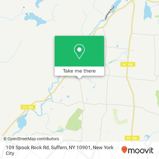 Mapa de 109 Spook Rock Rd, Suffern, NY 10901