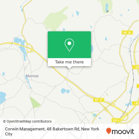 Corwin Management, 48 Bakertown Rd map