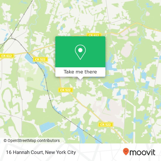 16 Hannah Court, 16 Hannah Court, Monroe Township, NJ 08831, USA map