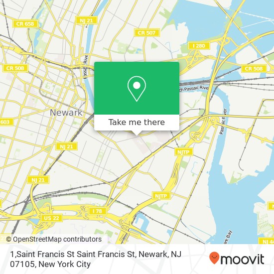 1,Saint Francis St Saint Francis St, Newark, NJ 07105 map