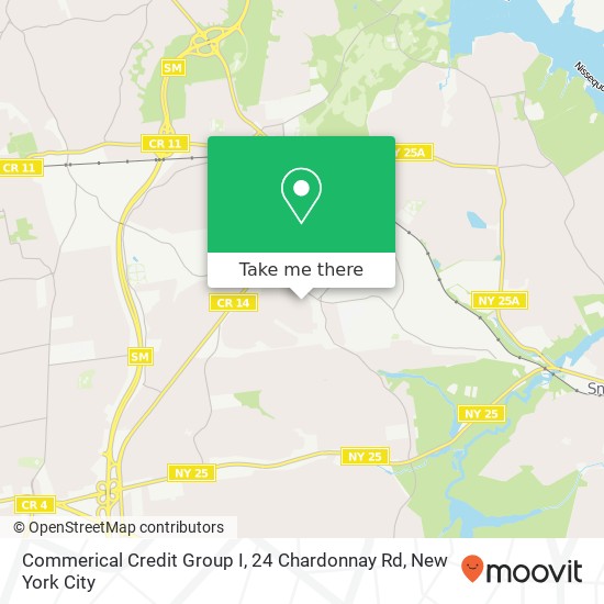 Commerical Credit Group I, 24 Chardonnay Rd map