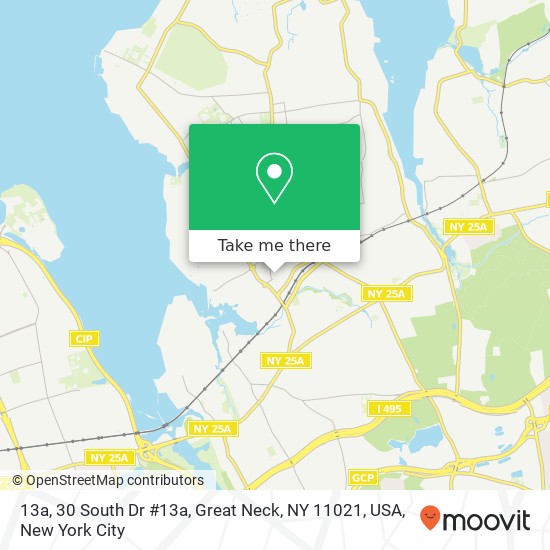 Mapa de 13a, 30 South Dr #13a, Great Neck, NY 11021, USA