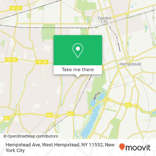 Hempstead Ave, West Hempstead, NY 11552 map