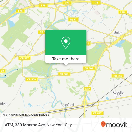 Mapa de ATM, 330 Monroe Ave