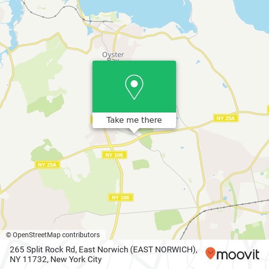 265 Split Rock Rd, East Norwich (EAST NORWICH), NY 11732 map