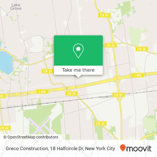 Greco Construction, 18 Halfcircle Dr map