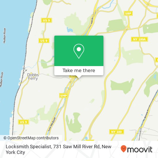 Mapa de Locksmith Specialist, 731 Saw Mill River Rd