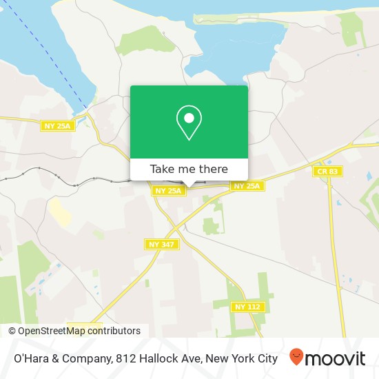 Mapa de O'Hara & Company, 812 Hallock Ave