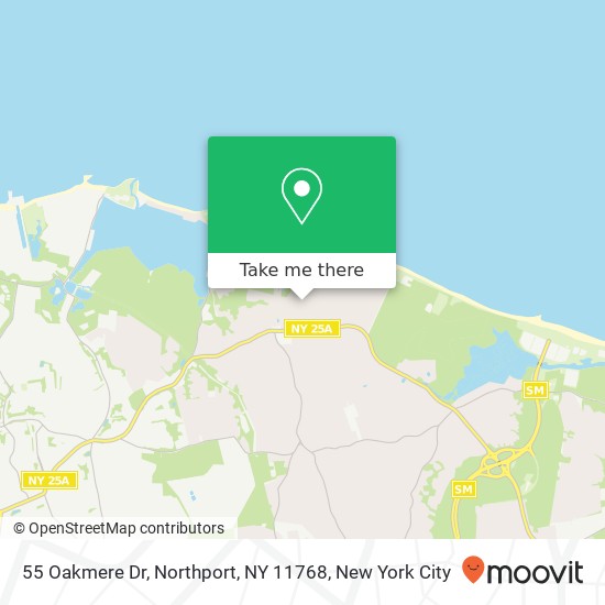 55 Oakmere Dr, Northport, NY 11768 map