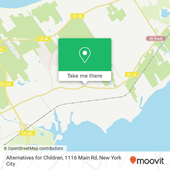 Alternatives for Children, 1116 Main Rd map