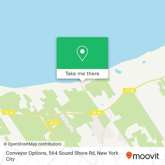 Mapa de Conveyor Options, 564 Sound Shore Rd