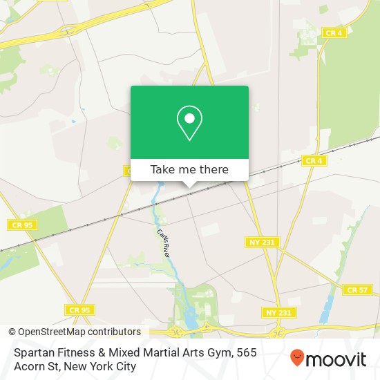 Spartan Fitness & Mixed Martial Arts Gym, 565 Acorn St map