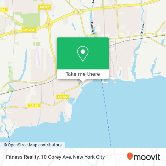 Fitness Reality, 10 Corey Ave map