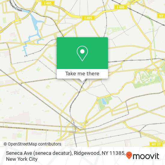 Seneca Ave (seneca decatur), Ridgewood, NY 11385 map