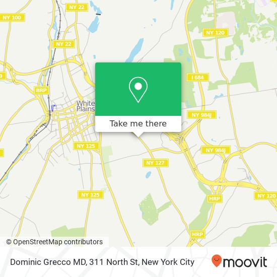 Mapa de Dominic Grecco MD, 311 North St