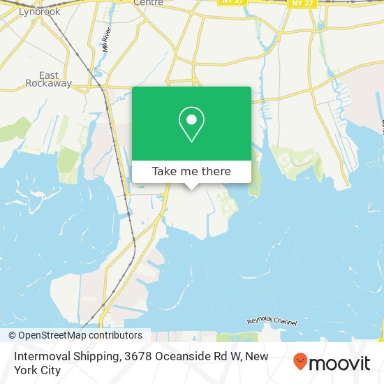 Mapa de Intermoval Shipping, 3678 Oceanside Rd W