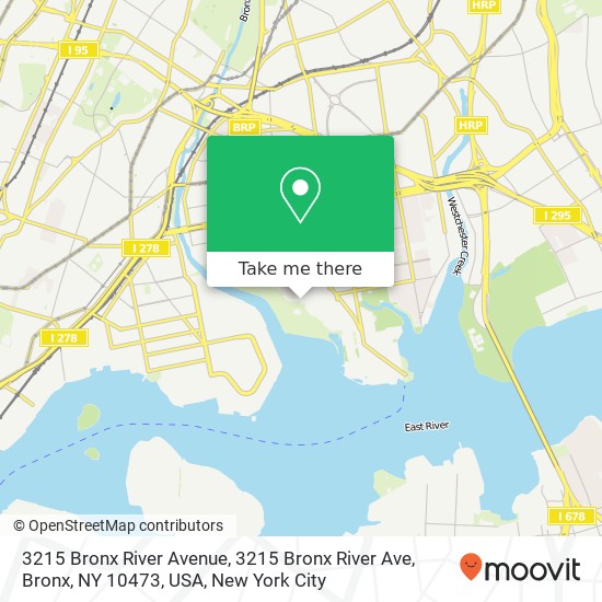 Mapa de 3215 Bronx River Avenue, 3215 Bronx River Ave, Bronx, NY 10473, USA