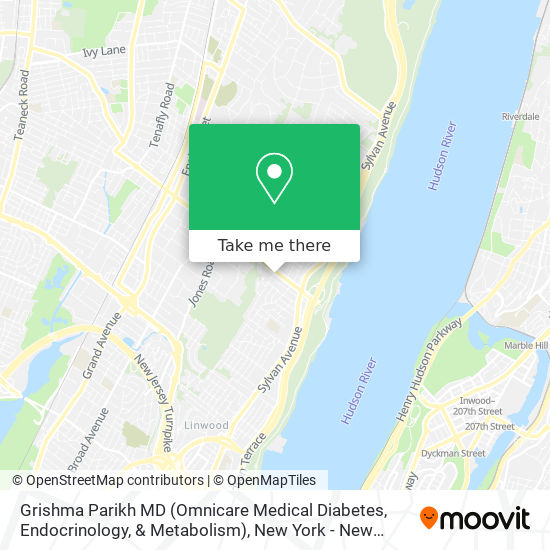 Grishma Parikh MD (Omnicare Medical Diabetes, Endocrinology, & Metabolism) map