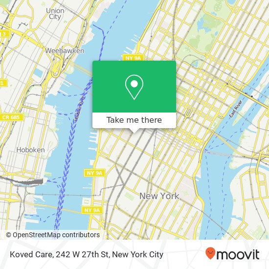 Koved Care, 242 W 27th St map