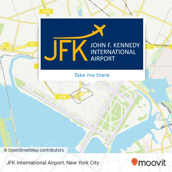 JFK International Airport map