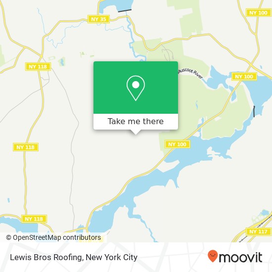 Lewis Bros Roofing map