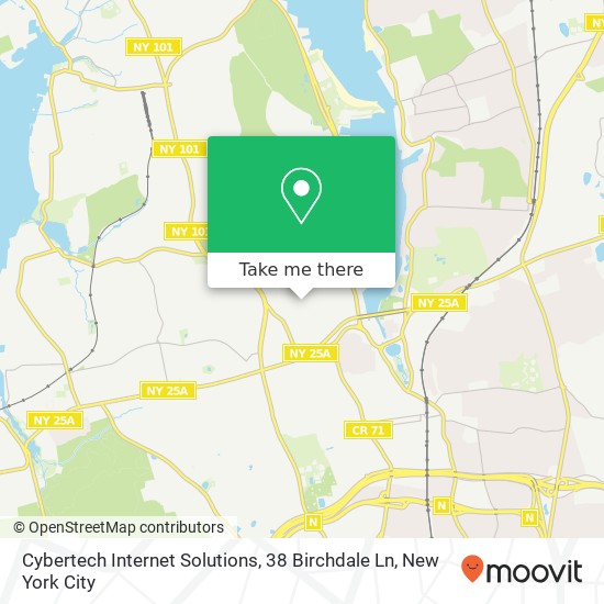 Cybertech Internet Solutions, 38 Birchdale Ln map