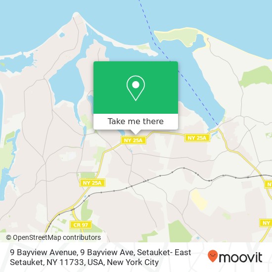 9 Bayview Avenue, 9 Bayview Ave, Setauket- East Setauket, NY 11733, USA map