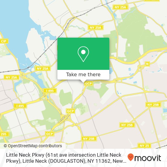 Little Neck Pkwy (61st ave intersection Little Neck Pkwy), Little Neck (DOUGLASTON), NY 11362 map