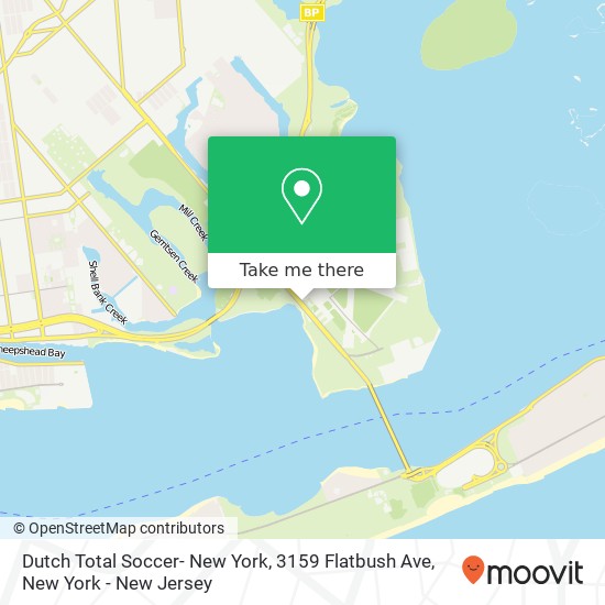 Dutch Total Soccer- New York, 3159 Flatbush Ave map