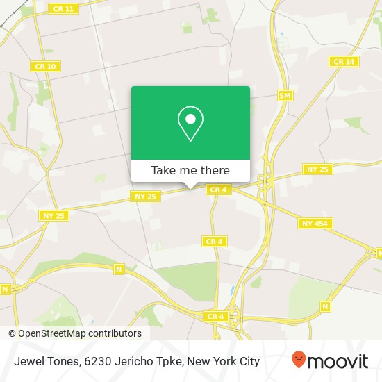 Jewel Tones, 6230 Jericho Tpke map