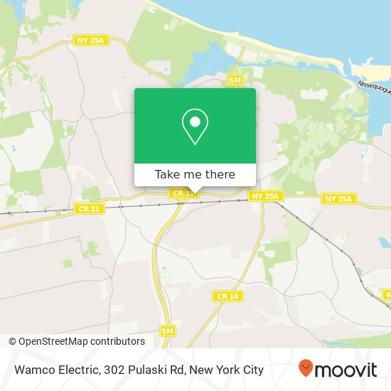 Mapa de Wamco Electric, 302 Pulaski Rd