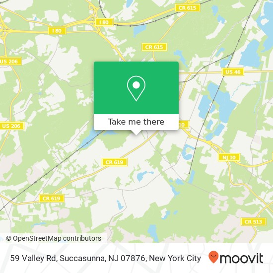 59 Valley Rd, Succasunna, NJ 07876 map