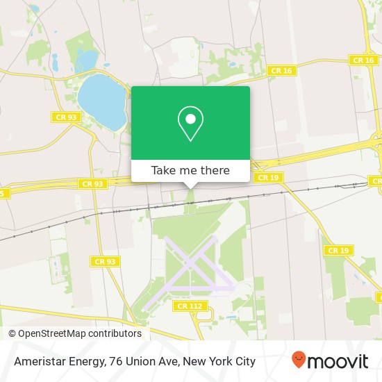 Ameristar Energy, 76 Union Ave map