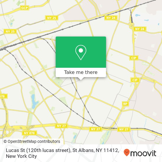 Mapa de Lucas St (120th lucas street), St Albans, NY 11412
