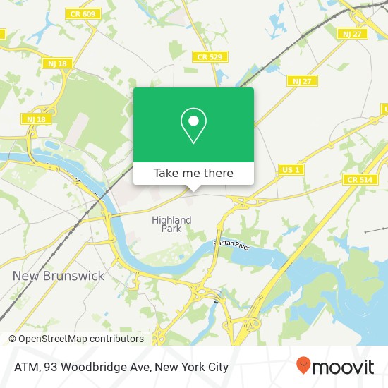 Mapa de ATM, 93 Woodbridge Ave